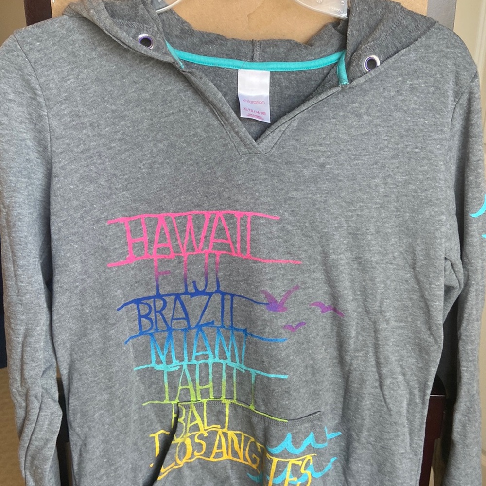 Nwot Xhilaration Swim coverup Girls  XL